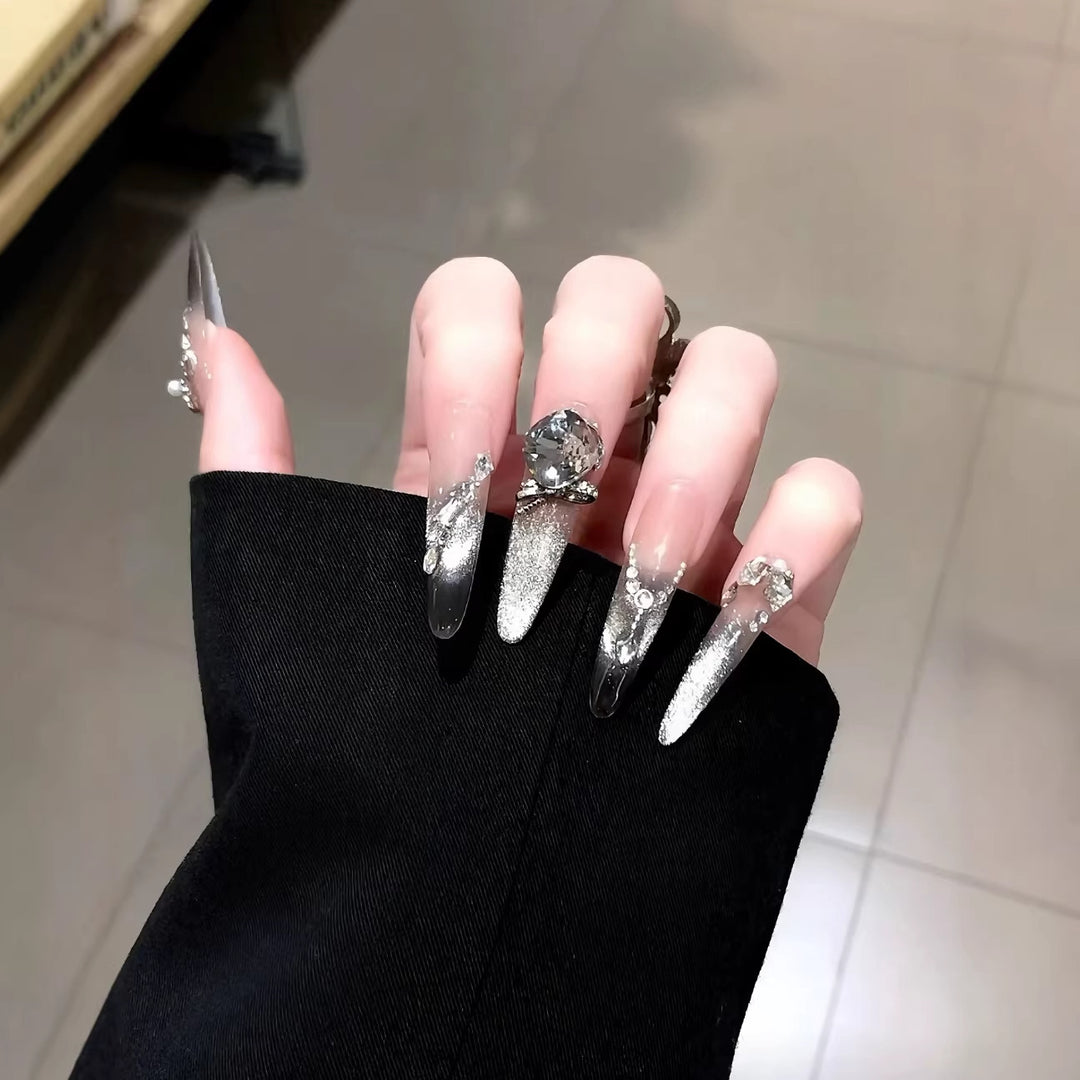 Glamouröse Stiletto Nagelkunst Verlängerungen