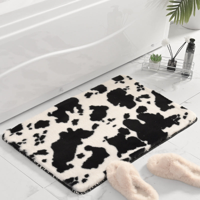 Plüsch Marmor Design Badmatte Karnz