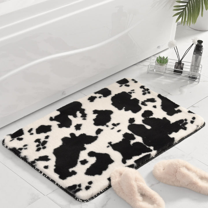 Plüsch Marmor Design Badmatte Karnz