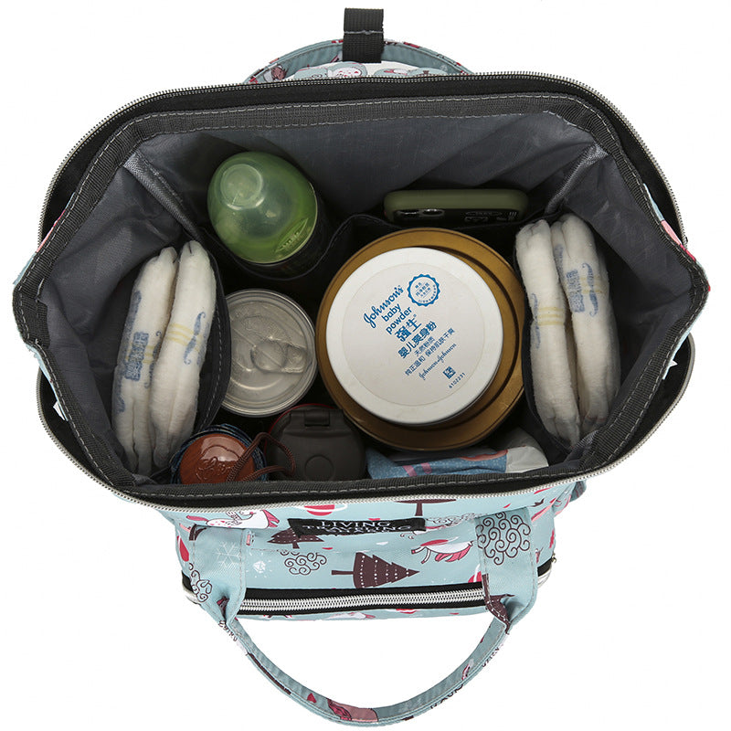 Vielseitiger Blattdruck Reise-Rucksack Karnz