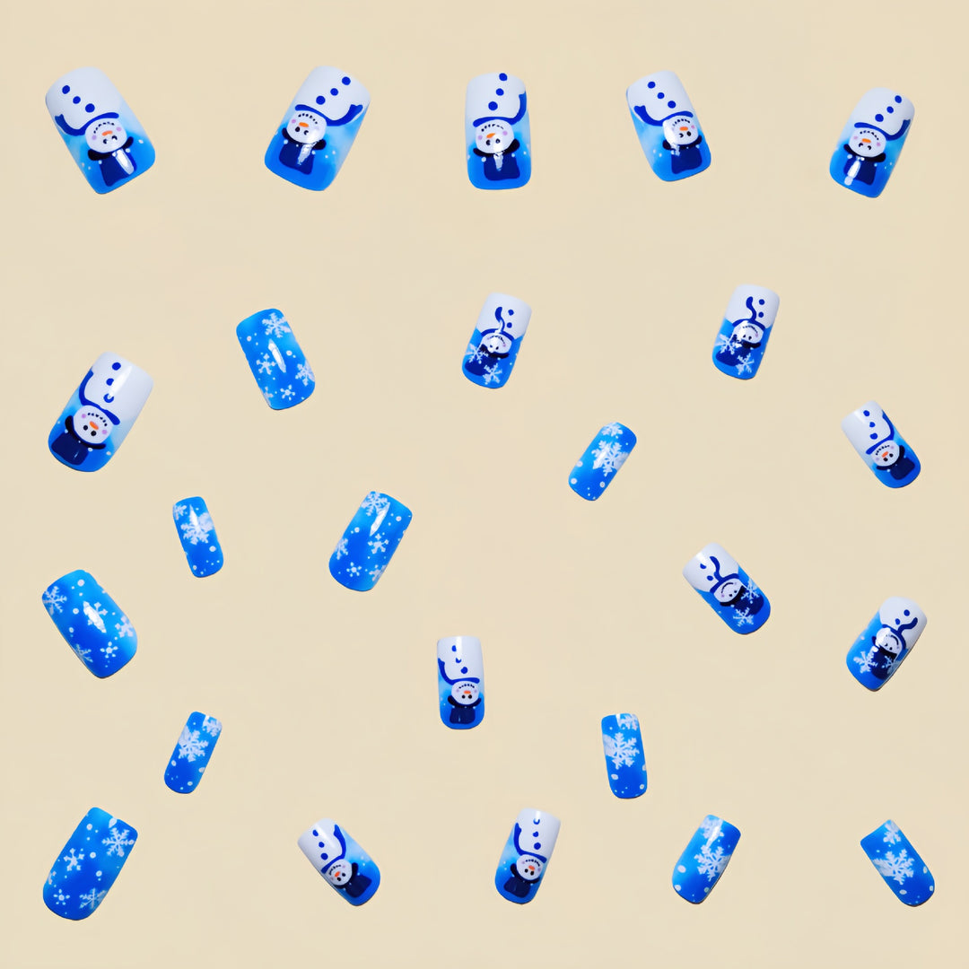 Festliche Winter-Themen Nail Art Karnz