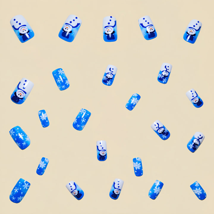 Festliche Winter-Themen Nail Art Karnz