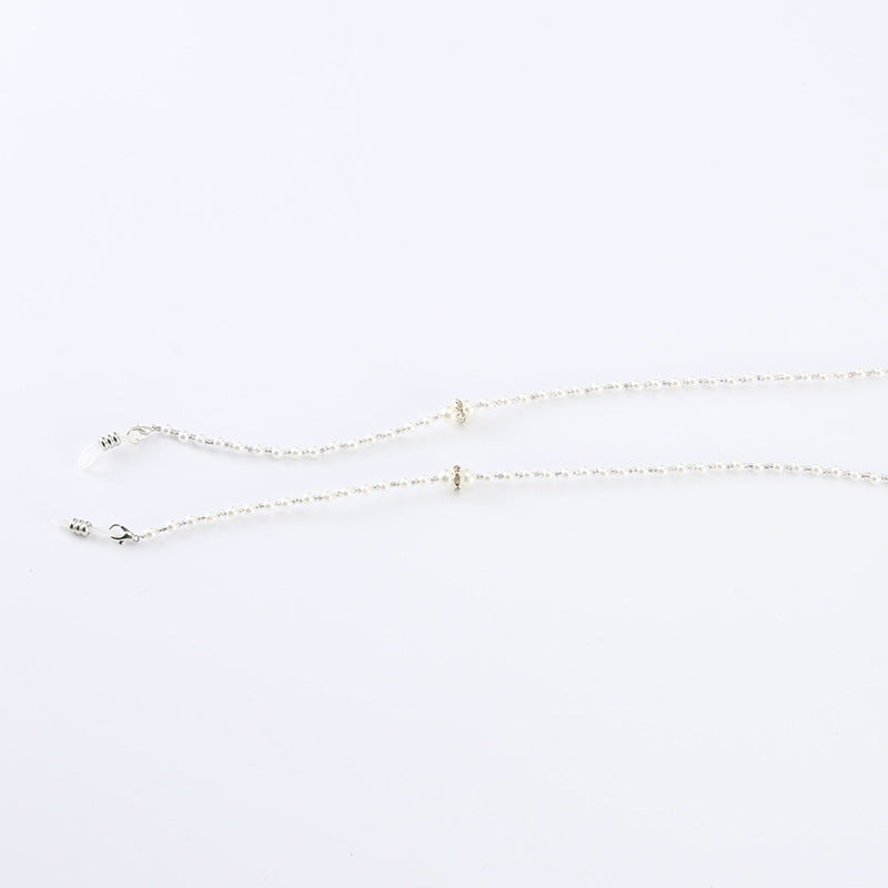 Elegante Perlen Brille Kette Karnz