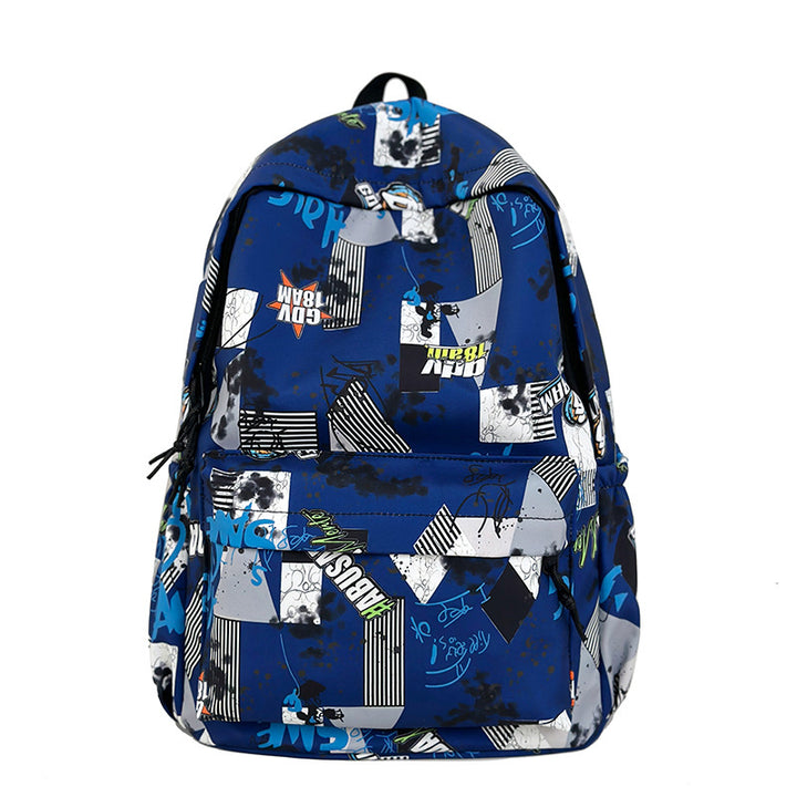 Grafikmuster-Schulrucksack