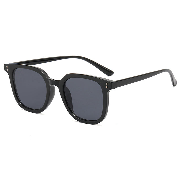 Damen quadratische Designerbrille mit dickem Rahmen und elegantem Profil Karnz