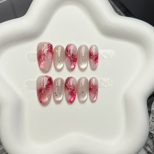 Artistisches Gel Press-On Nagelset
