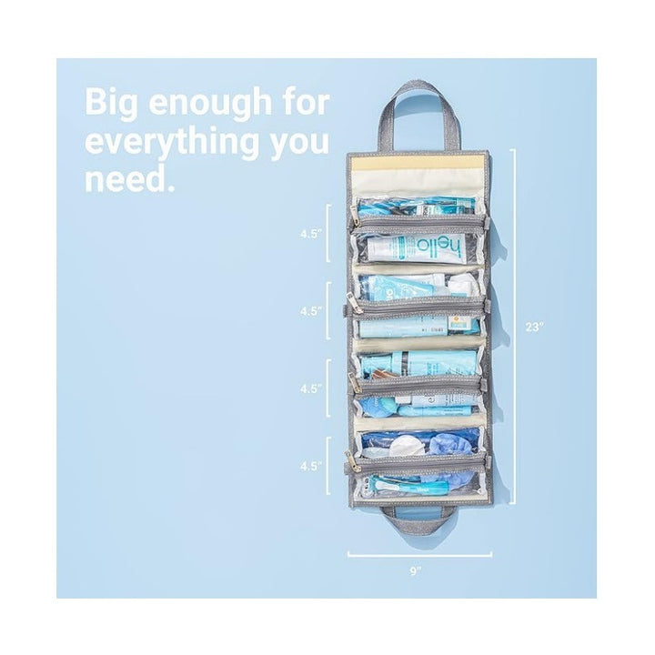 Praktische Kosmetik-Organizer-Tasche mit Durchsichtigen Fächern Karnz