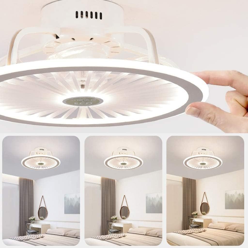 Moderner runder Deckenventilator mit Licht