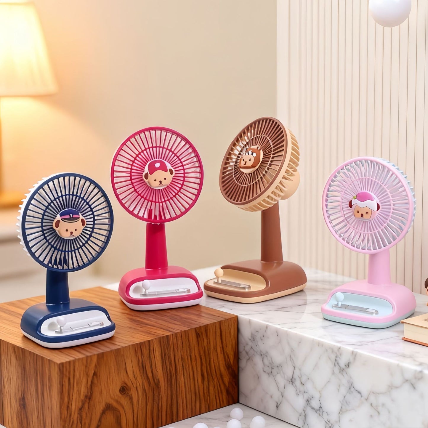 Damen Tischventilator mit flexiblem Neigungswinkel Karnz