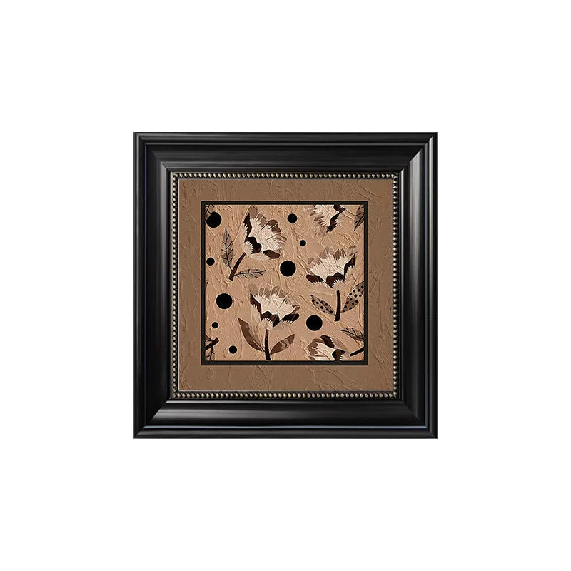 Verzierte Blumige Wandkunst