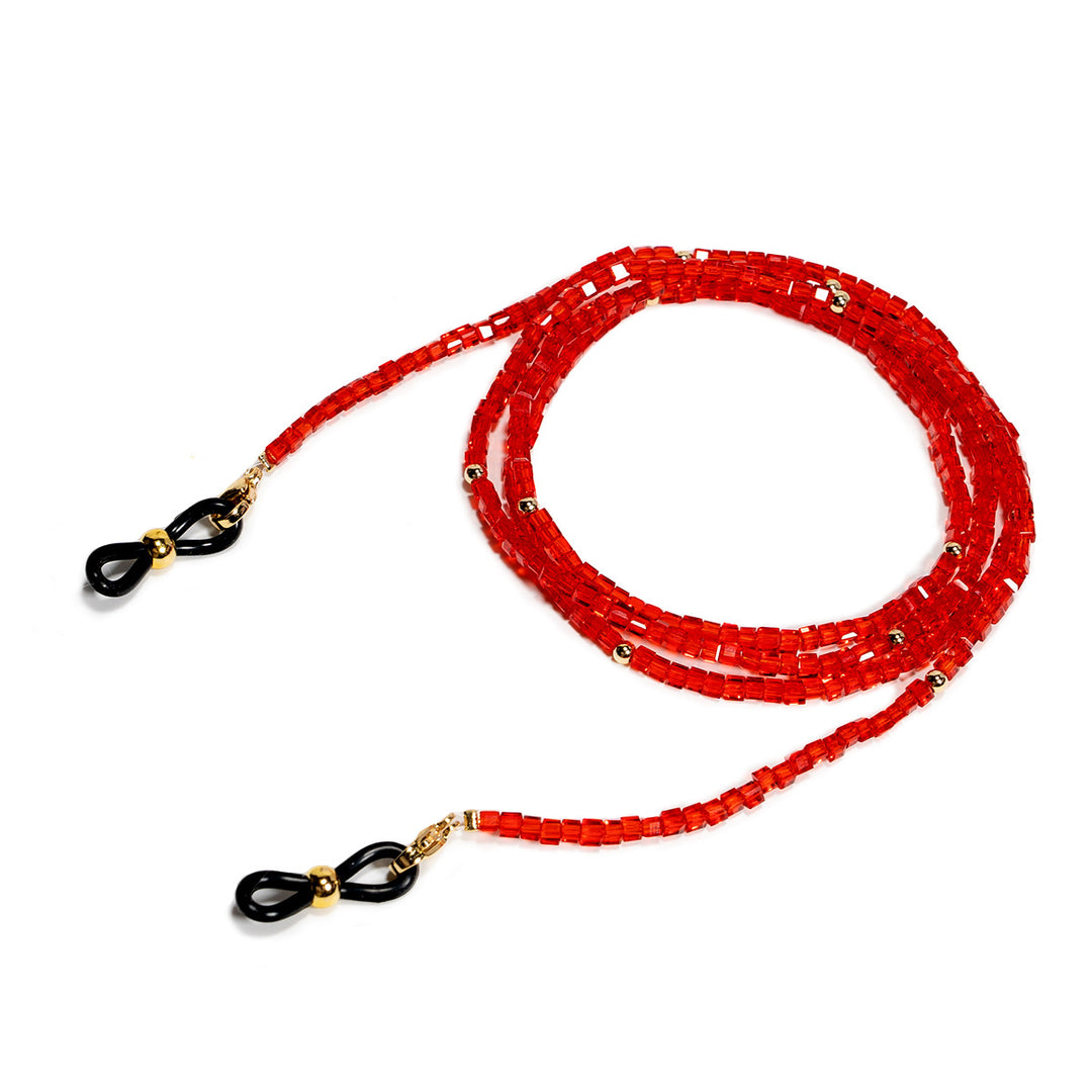 Premium Perlen Brillen Kette Karnz