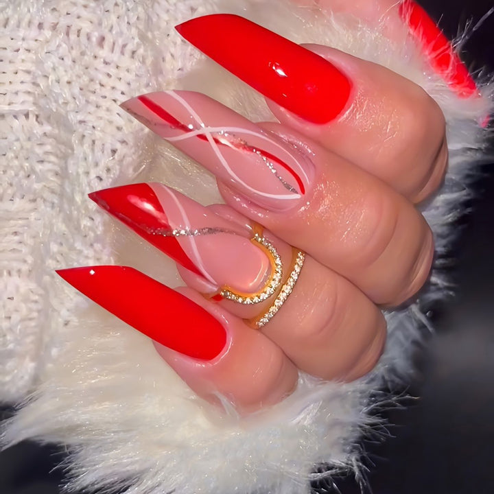 Elegante Press-On-Nagelverlängerungen Karnz