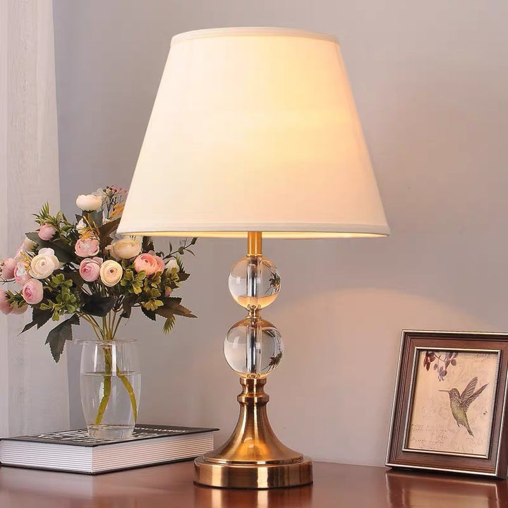 Elegante Kristallbasis Tischlampe