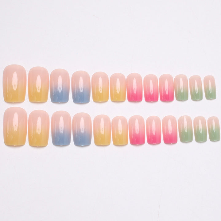 Ombre Gradient Press-On Nägel Karnz