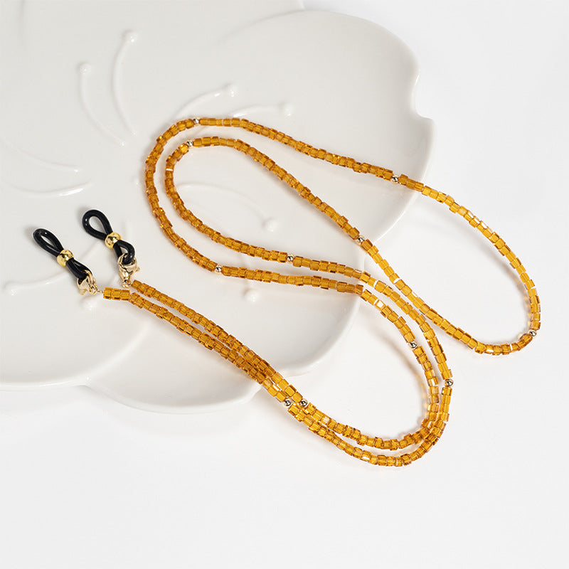 Premium Perlen Brillen Kette Karnz