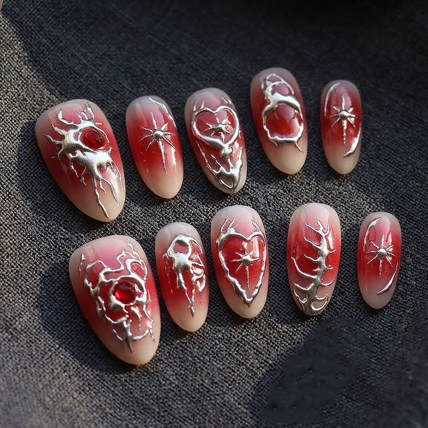 Künstlerisches Gothic Nagelkunst Set