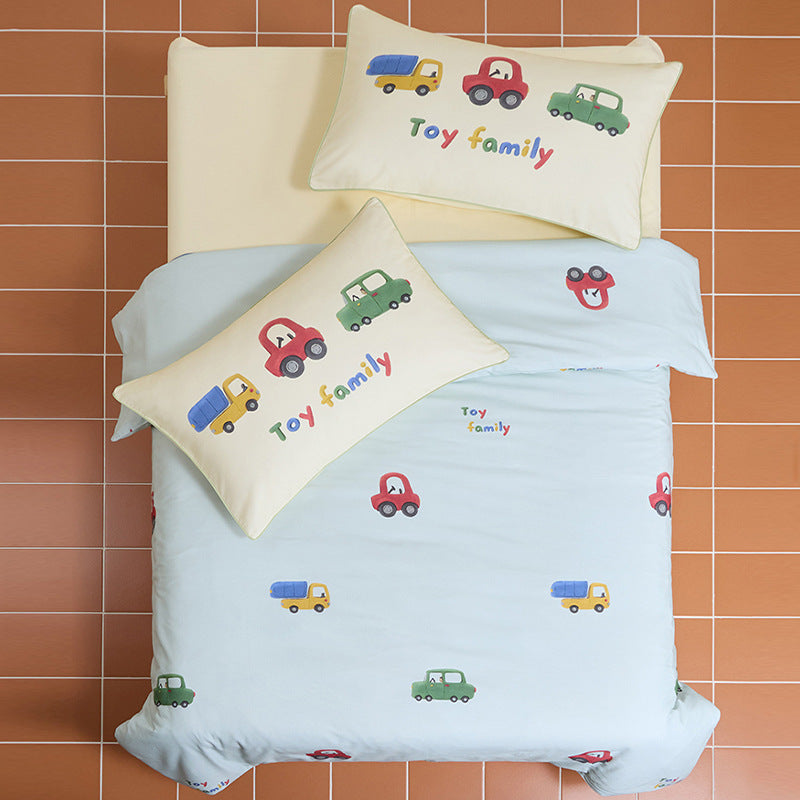 Kleinkind Baumwolle Percale Schaukelpferd Bettbezug Set mit Bettlaken und Kissenbezügen