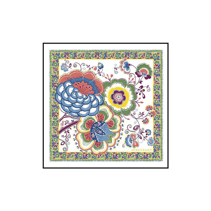 Elegante Floral Seidenschal