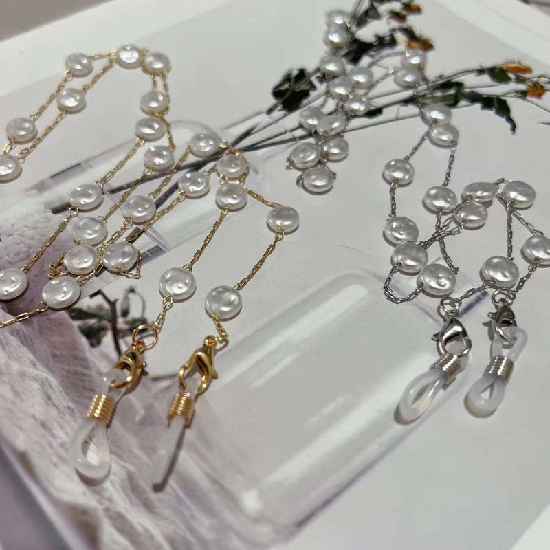 Elegante perlenverknüpfte Brillenband Karnz 1786692184