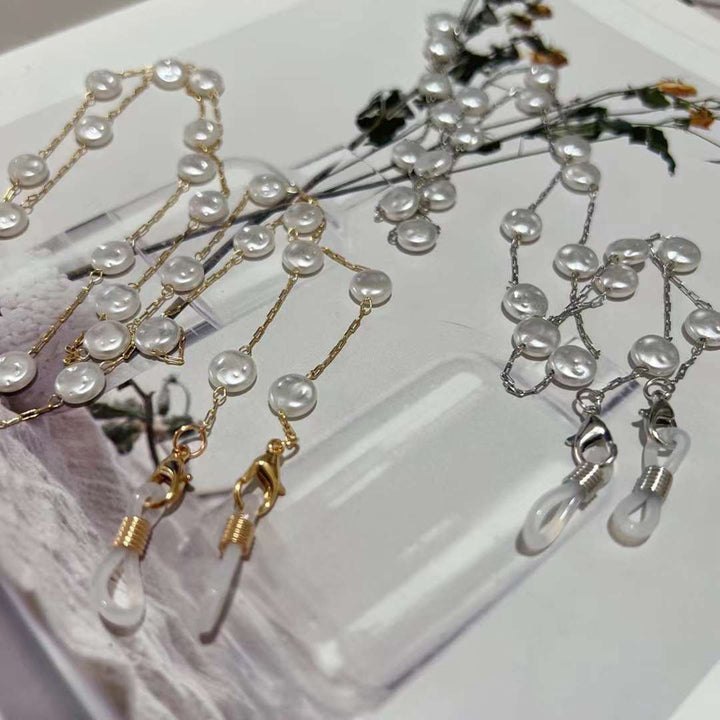 Elegante perlenverknüpfte Brillenband Karnz 1786692184