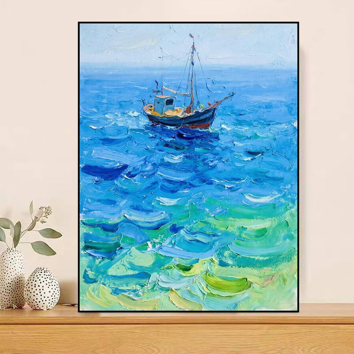 Maritimes Seeland Leinwandkunst Karnz