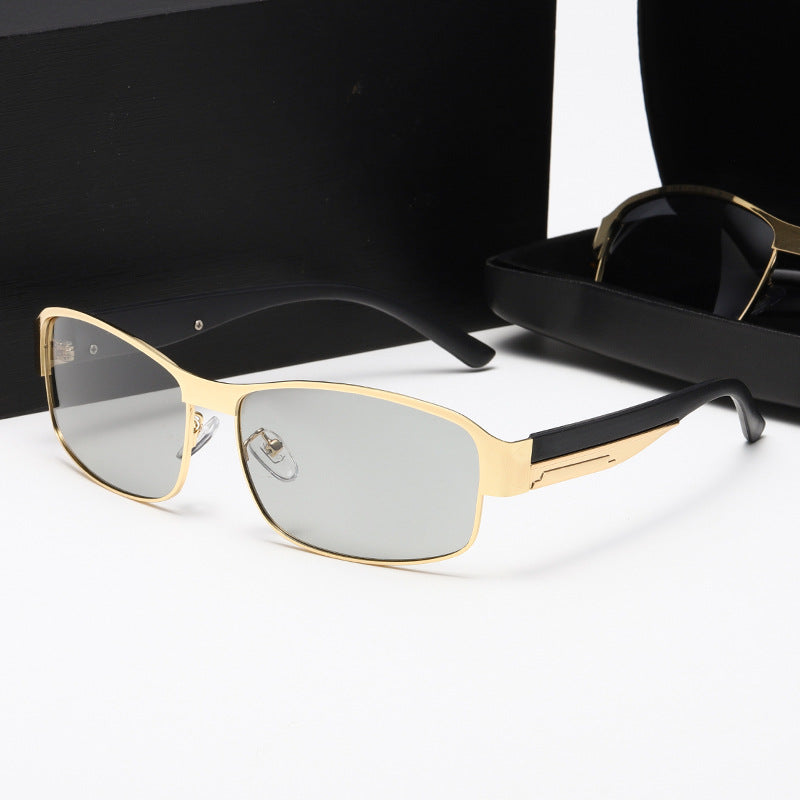 Damen Sportliche Sonnenbrille mit robustem Metallrahmen und polarisierenden Gläsern Karnz