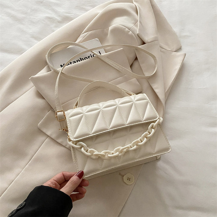 Gepolsterte Mini Satchel Handtasche Karnz