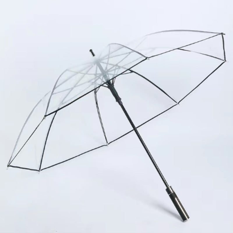 Damen Transparenter Schirm mit ergonomischem Griff Karnz
