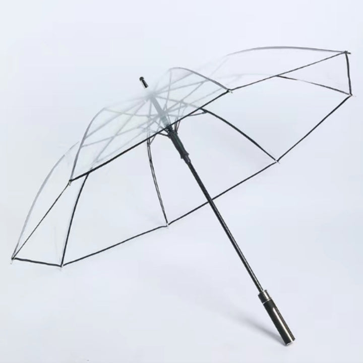 Damen Transparenter Schirm mit ergonomischem Griff Karnz