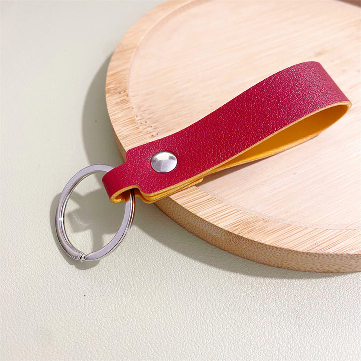 Stylischer Leder-Schlüsselanhänger Karnz