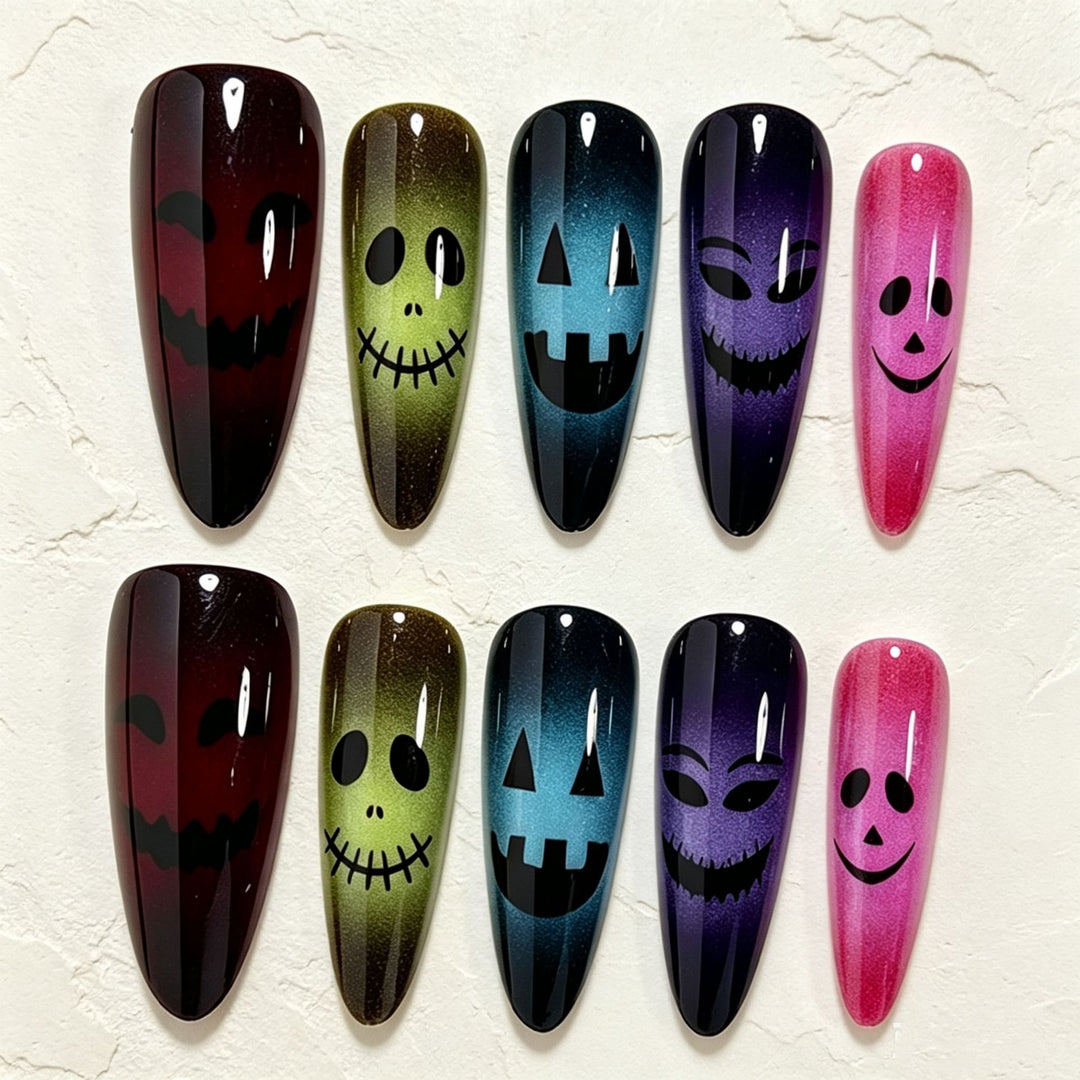 Halloween-Themen Glitter Nagelkunst Tipps Karnz