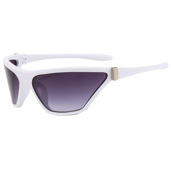 Futuristische Winkel-Schild-Sonnenbrille