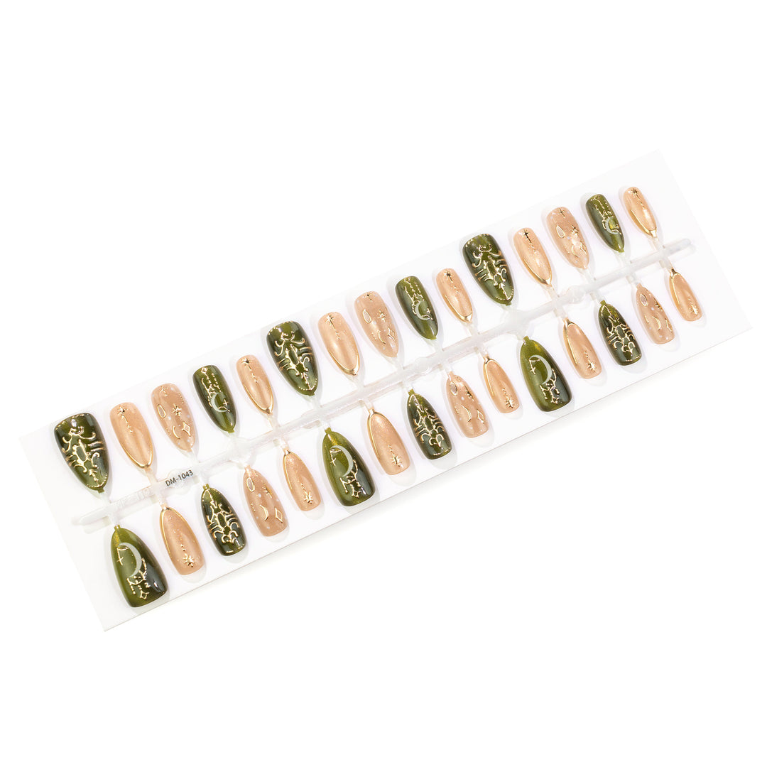 Elegantes Press-On Nagelkunstset