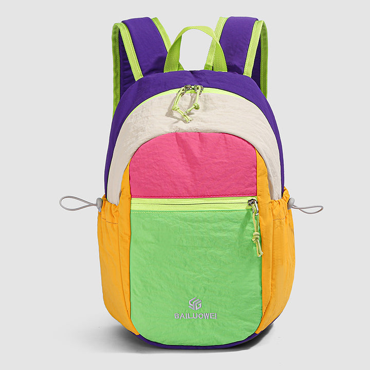 Bunter Mehrfach-Panel Rucksack