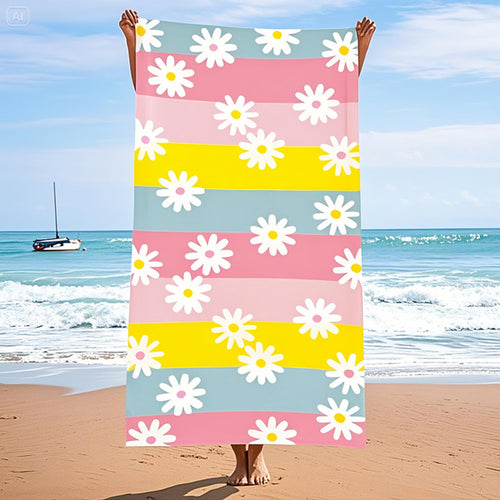 Künstlerisches Strandtuch Karnz