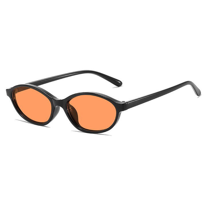 Elegante Vintage-inspirierte ovale Sonnenbrillen Karnz