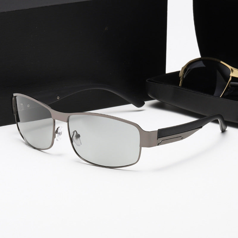 Damen Sportliche Sonnenbrille mit robustem Metallrahmen und polarisierenden Gläsern Karnz