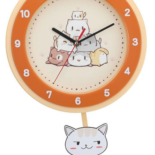 Wanduhr mit buntem Tierdesign Karnz