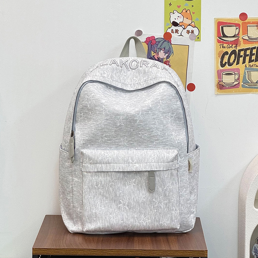 Lässig Alltags-Star-Print-Rucksack Karnz