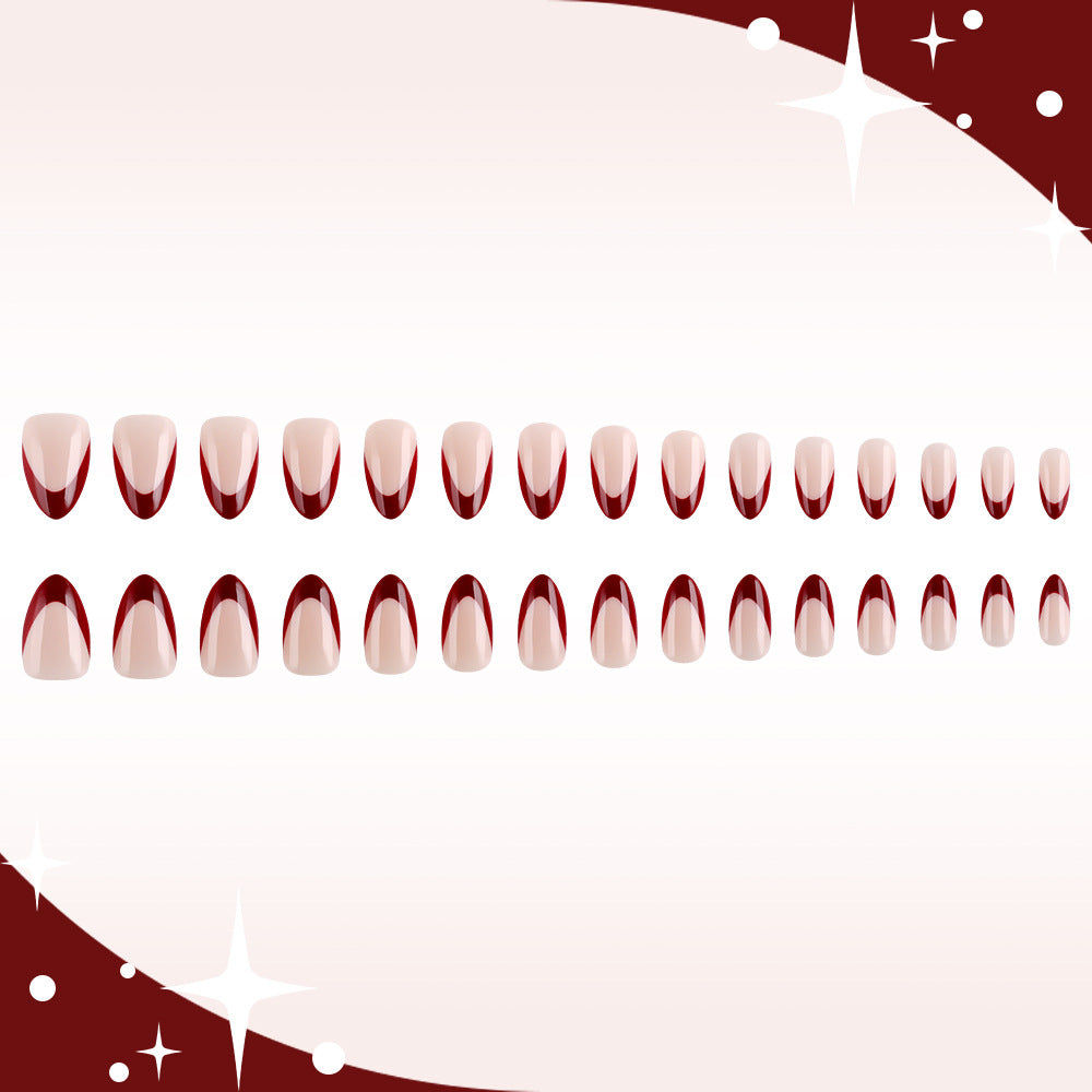 Elegante Ombre-Nagelkunst Karnz