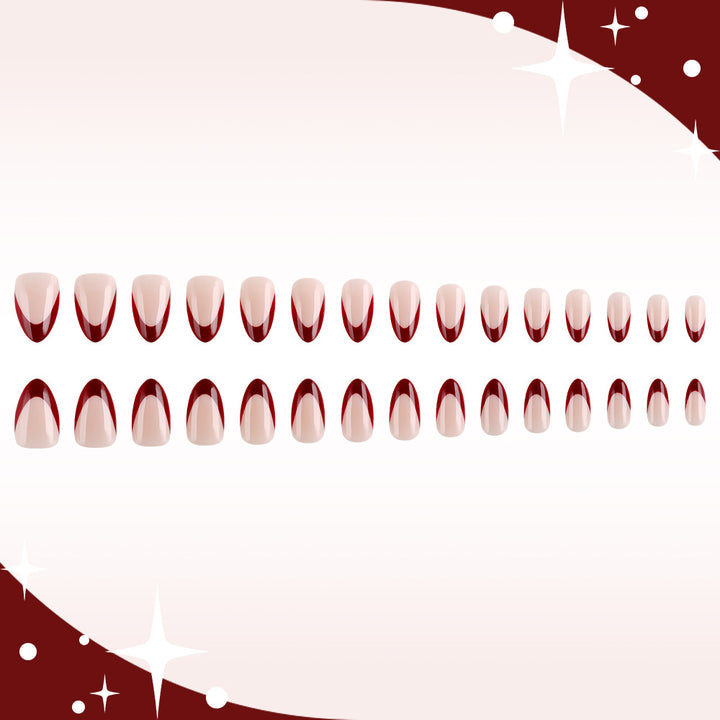 Elegante Ombre-Nagelkunst Karnz