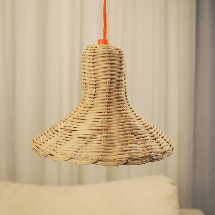 Rattan Hängeleuchte Karnz