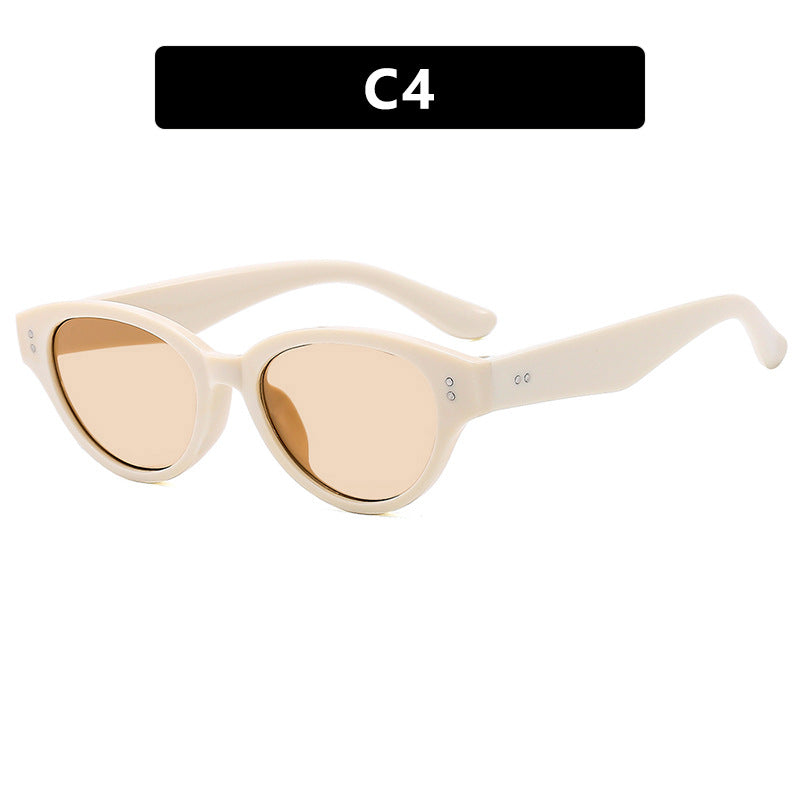 Damen Cat-Eye Sonnenbrille mit robustem Rahmen und polarisierenden Gläsern Karnz