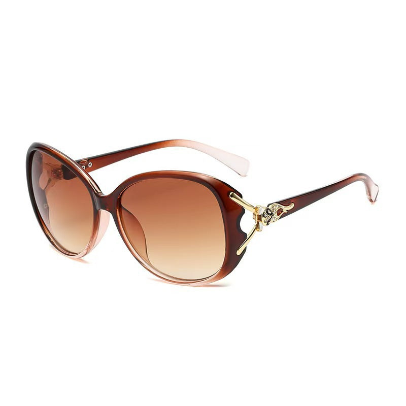 Damen glamouröse Oversize-Sonnenbrille Karnz