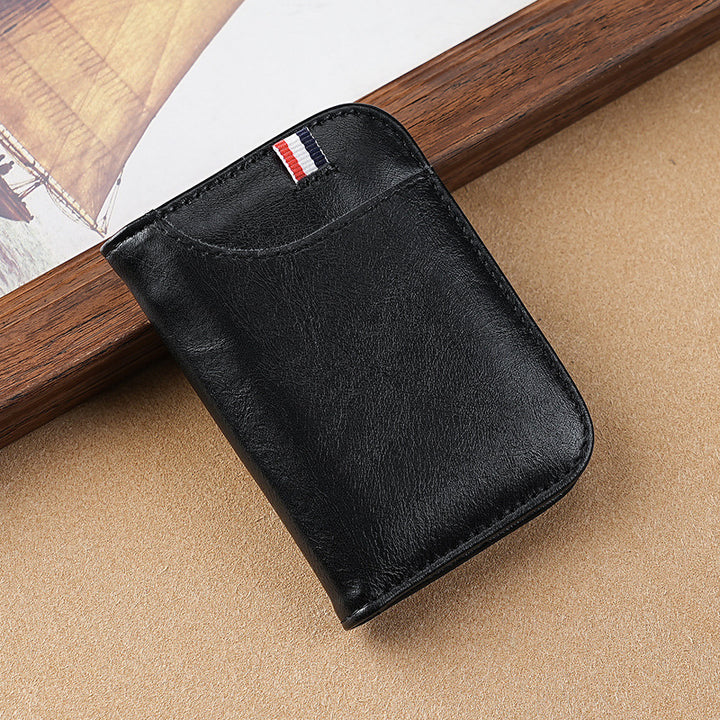 Luxuriöser Leder Kreditkartenhalter