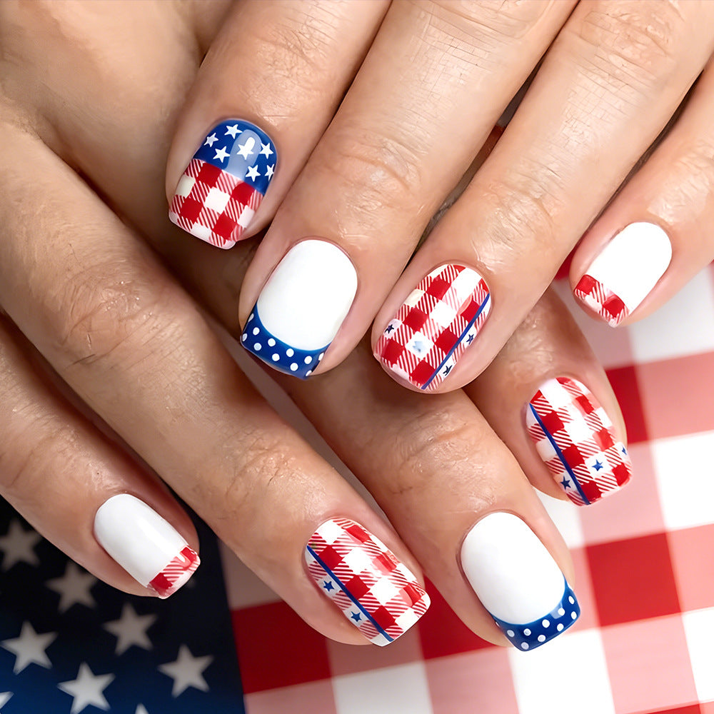 Patriotisches Nagelkunst-Set Karnz