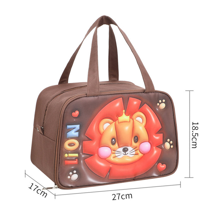 Isolierte Lunch-Tasche mit lustigem Pinguin-Design