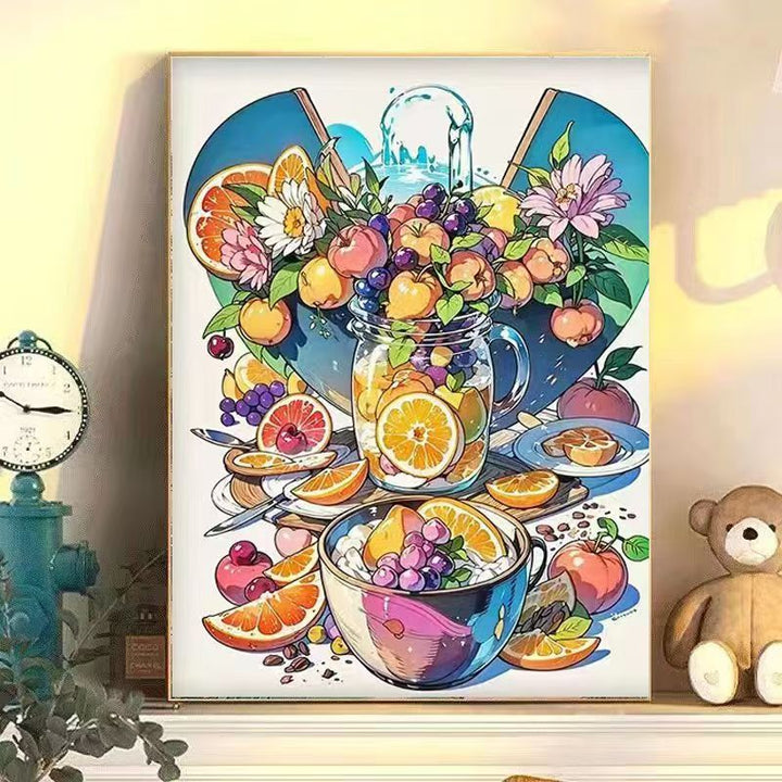 Dekorative Stillleben Wandkunst Karnz