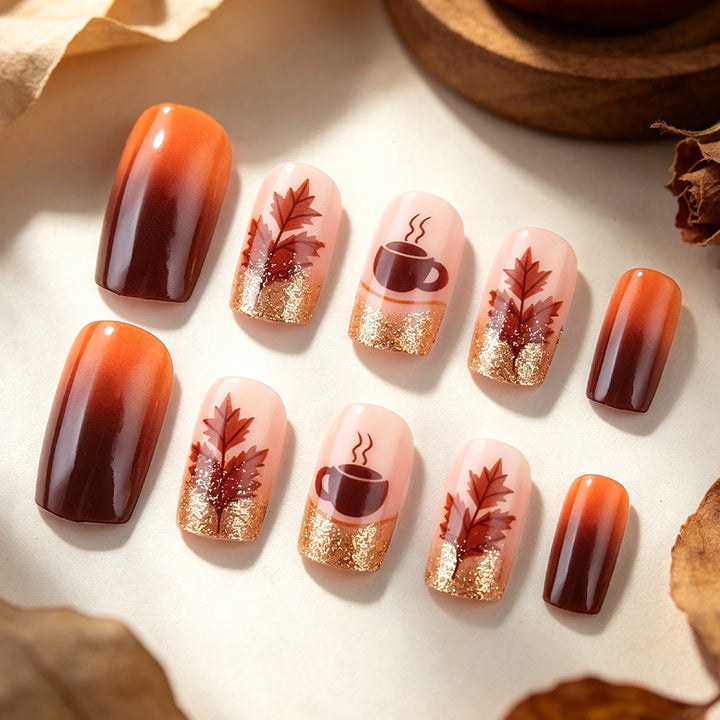 Herbstthemen Nageldesign-Set Karnz