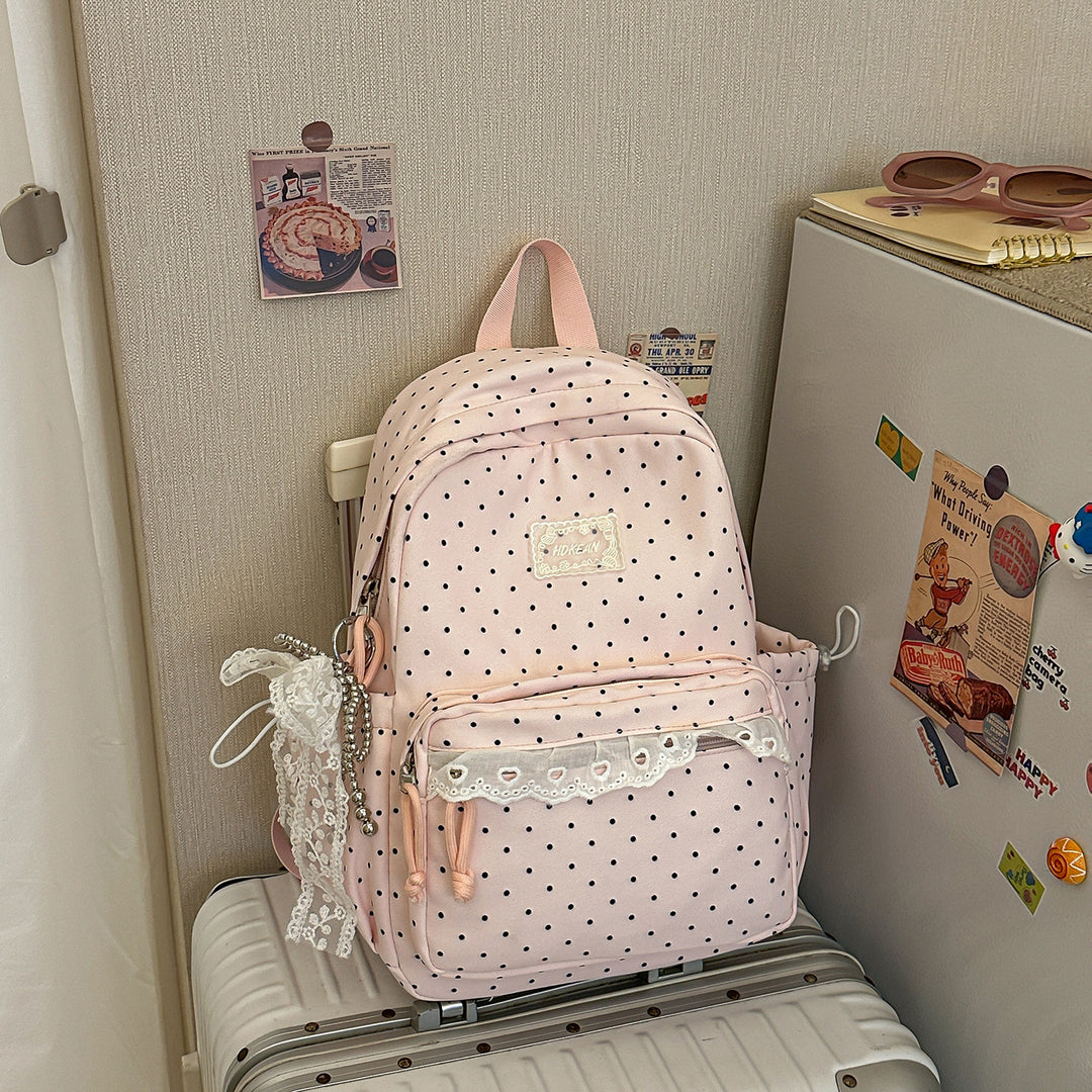 Charmanter gepunkteter Rucksack Karnz